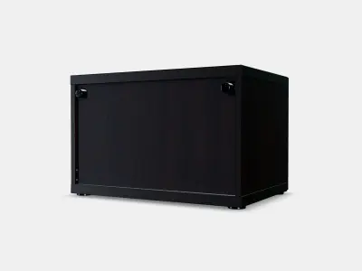 BESTA Shelf unit with glass door 19 3D model