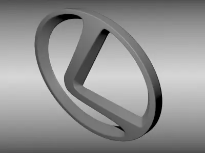 Lexus logo 3D model