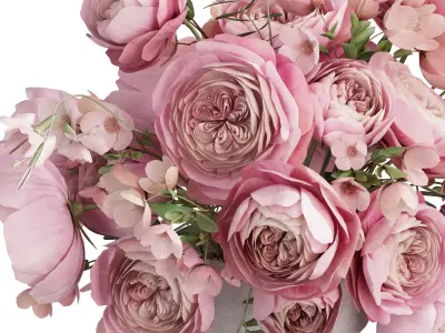 Flower In Vase 61 3D model