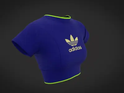 crop top  Free 3D model