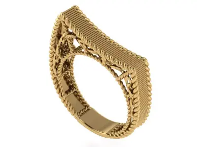 Ready Women Ring STL 3D Models  3D print model buy