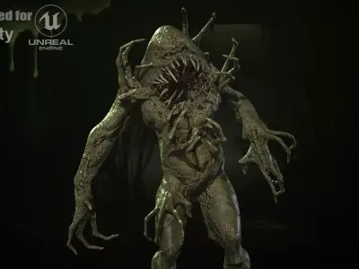 MutantZ5 Low-poly 3D model