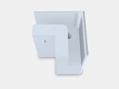 LERHYTTAN Corner leg for decorative plinth 1 Low-poly 3D model