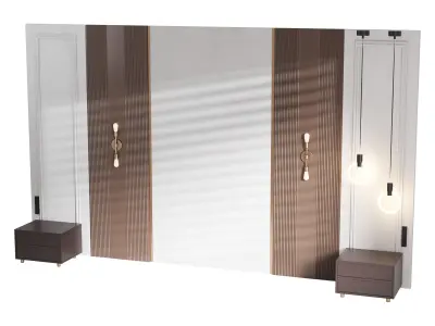 Decorative Wall panel  32 3D model