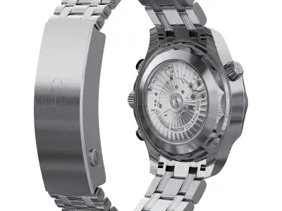 Omega Seamaster Diver 300M 44mm black 3D model