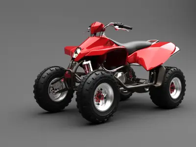 Quadrocycle 3D model