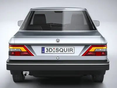 Generic Sedan 1980 3D model