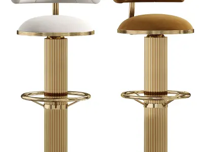 MULLIGAN I BAR CHAIR 3D model