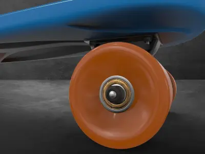 3D Skate board 3D model