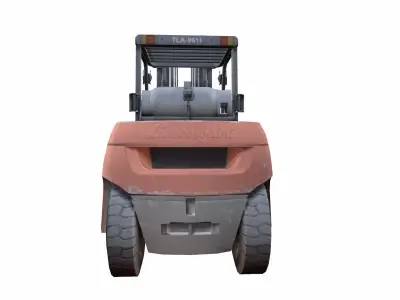 Fork Lift Truck Low-poly 3D model