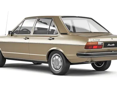 Audi 80 GLS B1 1976 3D model