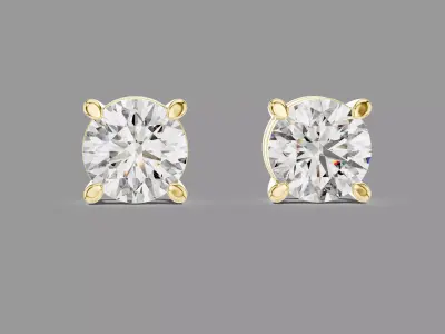 Diamond Earrings  3D print model