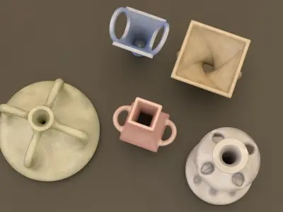 Ceramic jar 3D model