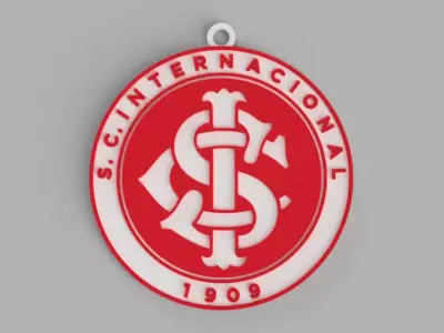 Sport Club Internacional Porto Alegre Football Shield keychain Free 3D print model