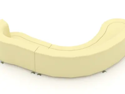 Corner sofa De Sede 3D model