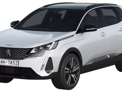 Peugeot 3008 2021 3D model