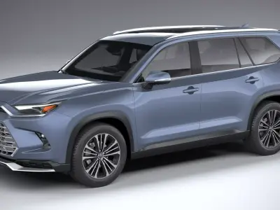 Toyota Grand Highlander Platinum 2024 3D model