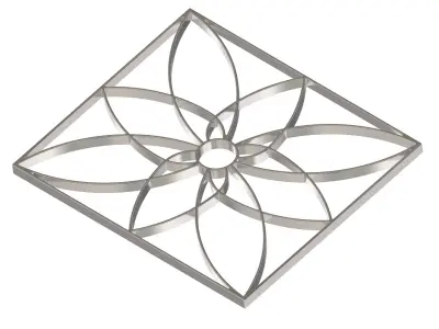 Gorgeous Window Grill 3D print model