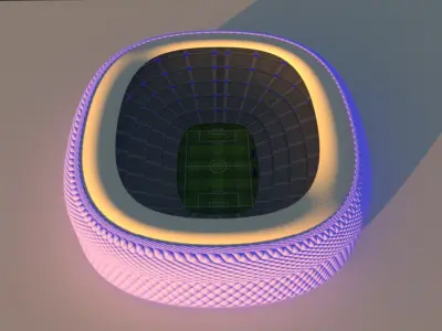 football stadium  3D model