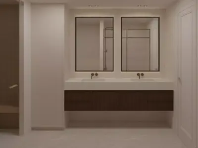 House in Barcelona modern 3D model