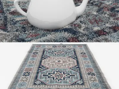 Rugs No 683 Low-poly 3D model
