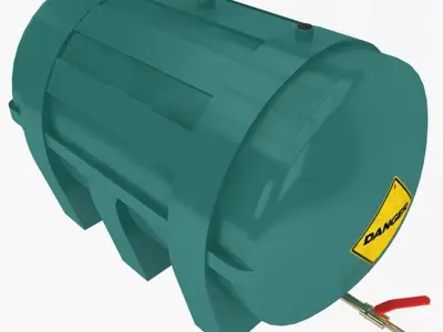 Patrol Tank Low-poly 3D model