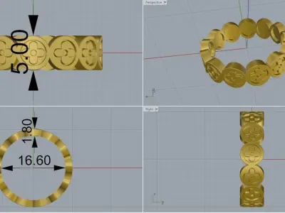 Women ring 3D print model