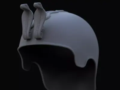 Pharaoh Guardian Helmet 3D print model