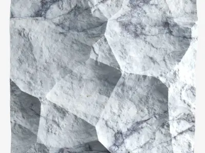 490-RockPanel marble wall art 3D model