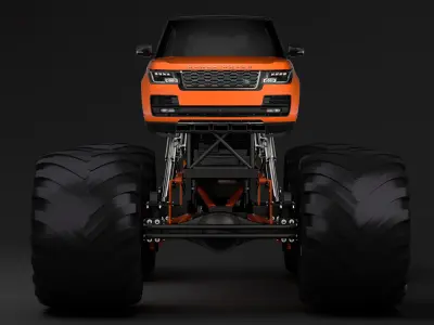 Monster Truck Range Rover SVAutobiography Dynamic 3D model