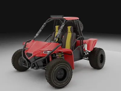 Off Road Go Kart 3D model