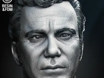 Wicked Movies Kirk Sculpture 3D print model