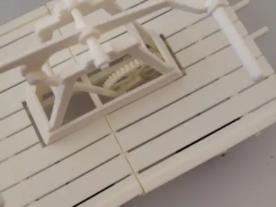 Hand Car  Pump Trolley 3D print model