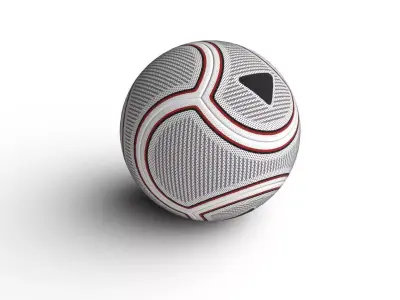 Soccer Ball M04 Low-poly 3D model