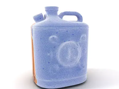 Vintage Copper Jug model pack Low-poly 3D model