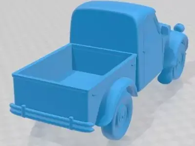 Citroen 2CV Pickup Printable Car 3D print model