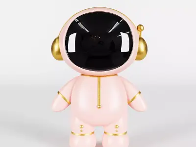 Astronaut decor for desktop 3D model