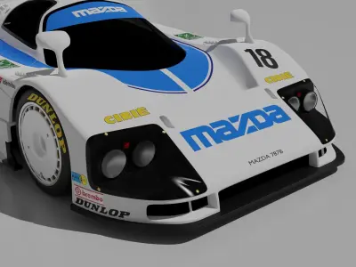 Mazda 787B 3D model