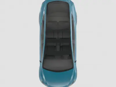Tesla X Prototype 2012  3D model