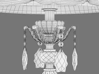 701911 Fiocco Osgona Table lamp 3D model