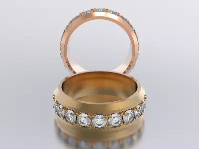 men ring 3D print model