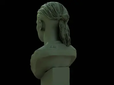 Erling Haaland 3D bust for printing 3D print model