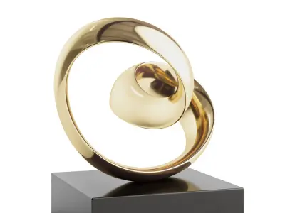 Abstract mobius sculpture by Richard Fox 3D model