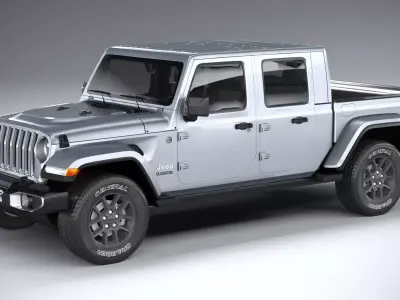 Jeep Gladiator 2020 LowPoly 3D model
