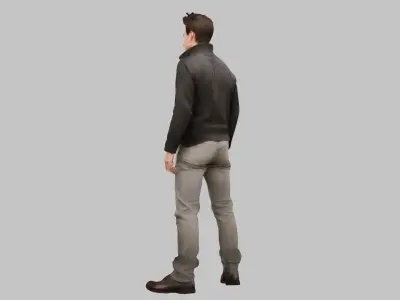 Stylized Actor Character Low Poly Game Ready Low-poly 3D model