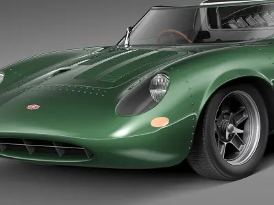 Jaguar XJ13 1966 3D model
