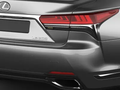 Lexus LS500 2018 3D model