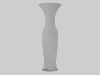 Crystal vase model Low-poly 3D model
