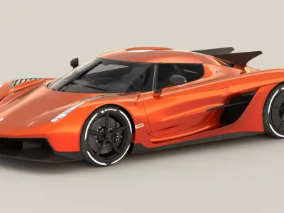 Koenigsegg Jesko Absolut 2020 3D model