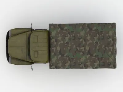 OLD Truck Low-poly 3D model